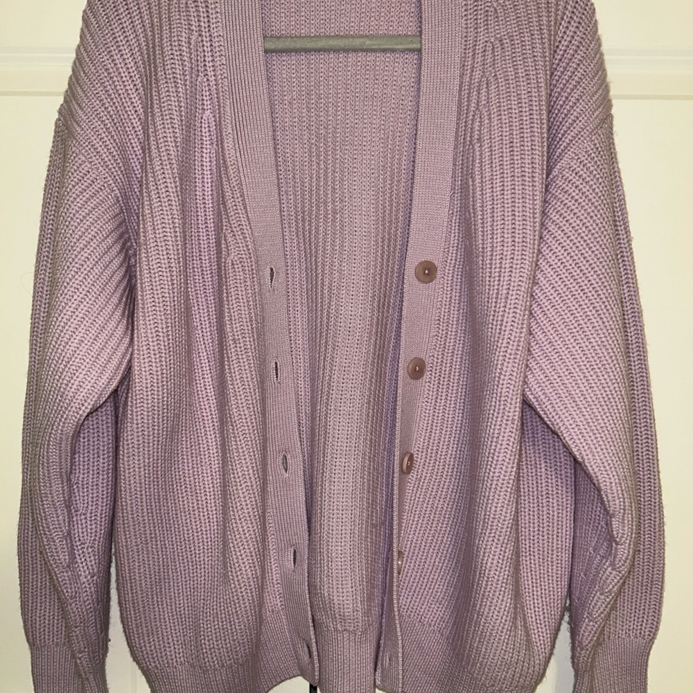 Lavender Knit Women's Sweater